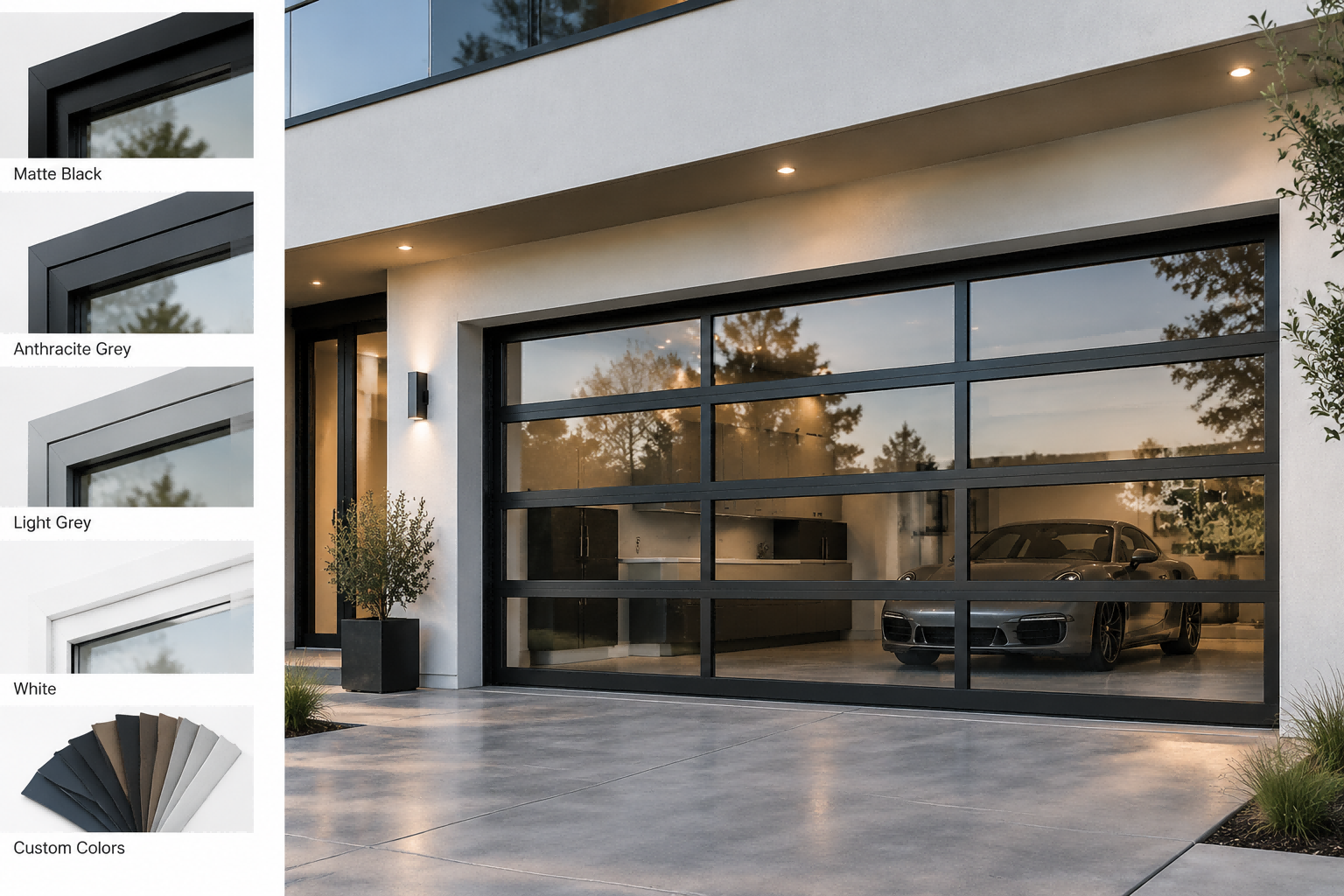 Aluminum Garage Door Frame Colors