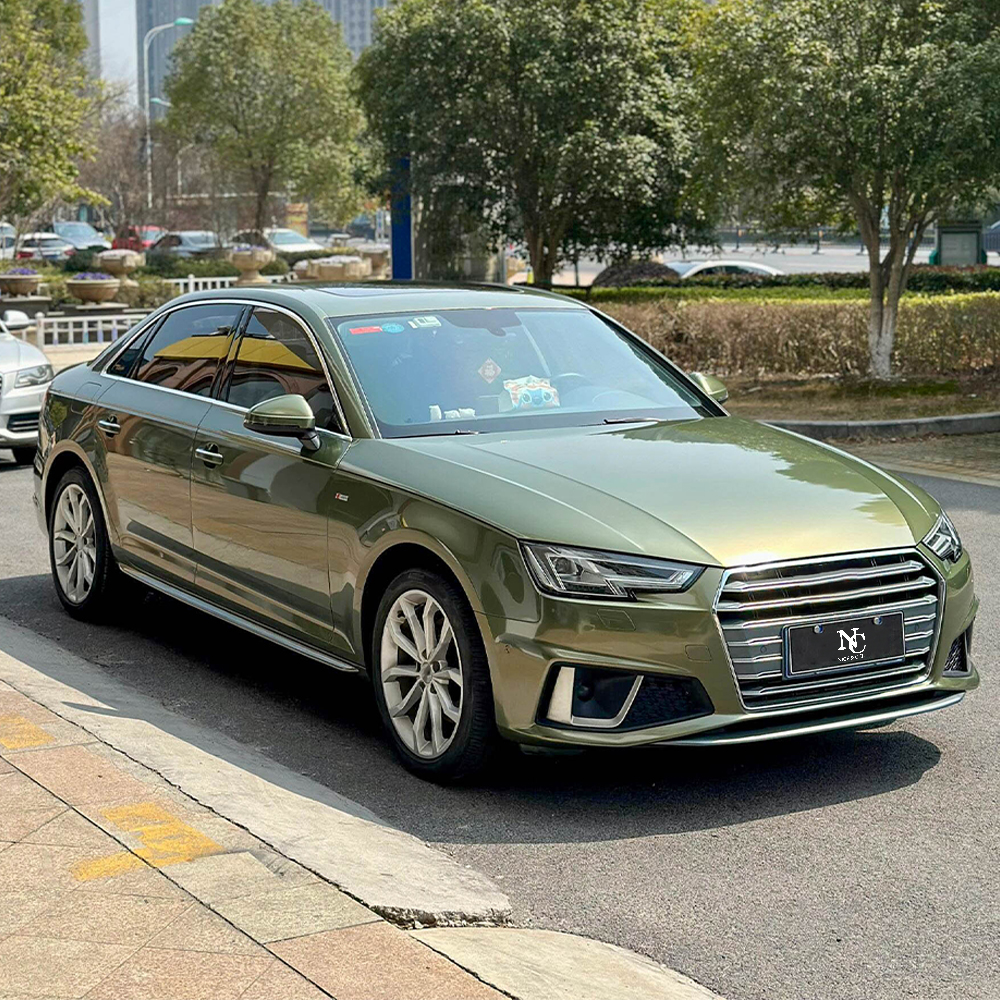 Liquid Metal Shining Night Green Car Wrapping Liquid Metal Shining Night Green Car Wrapping