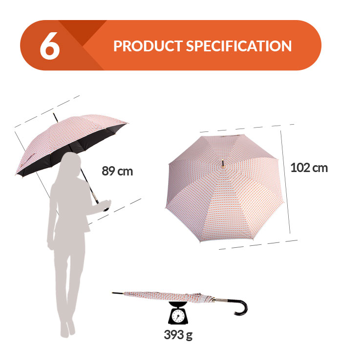 parapluie de dames ladies stick umbrella