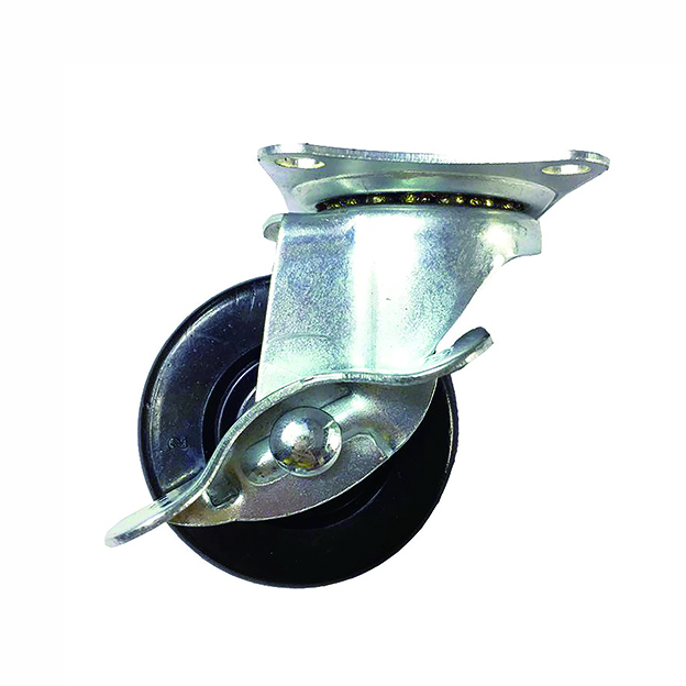 Light Duty Rubber Side Brake Casters Light Duty Rubber Side Brake Casters