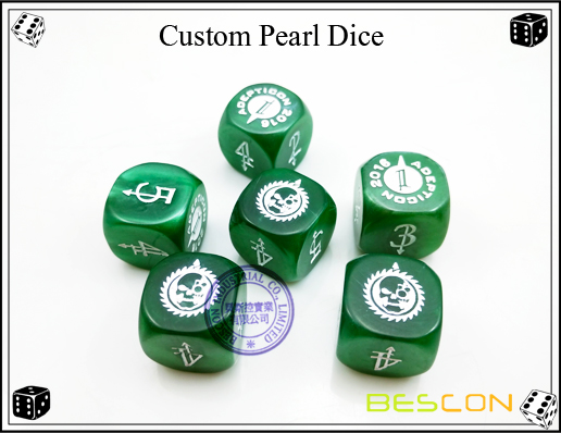Custom Pearl Dice2 Custom Pearl Dice2