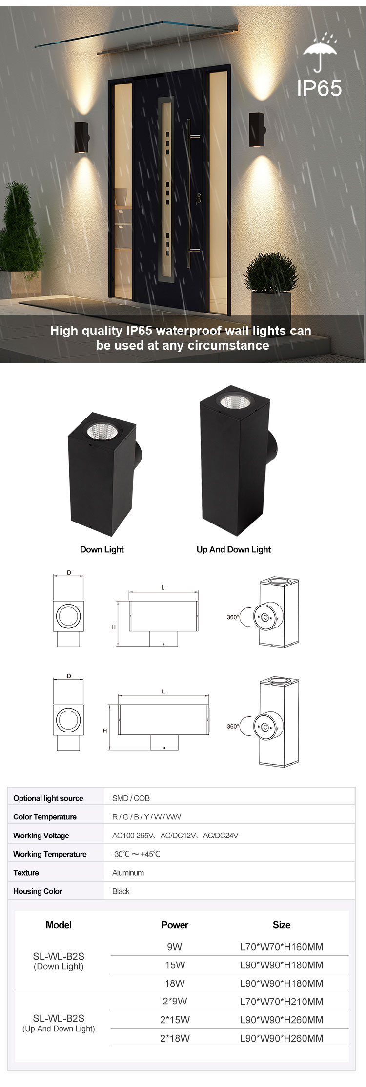 suqare outdoor wall light suqare outdoor wall light