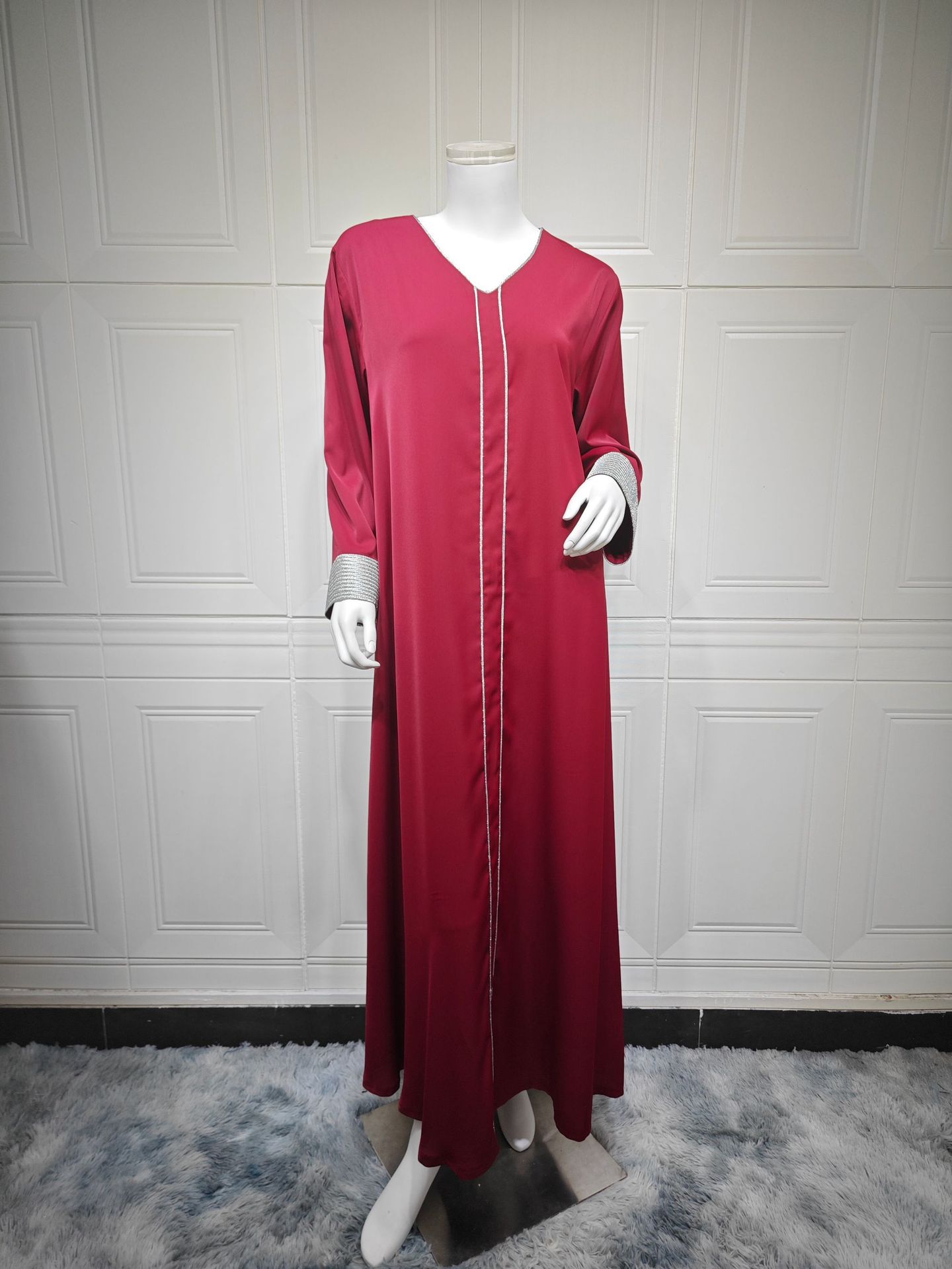 Abaya Jalabiya Dress 2 Pieces Set AB462 (5) Abaya Jalabiya Dress 2 Pieces Set AB462 (5)