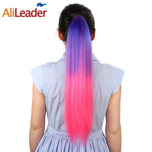 Silky Straight Ombre Clip In Ponytail Hair Extensions Supplier, Supply Various Silky Straight Ombre Clip In Ponytail Hair Extensions of High Quality