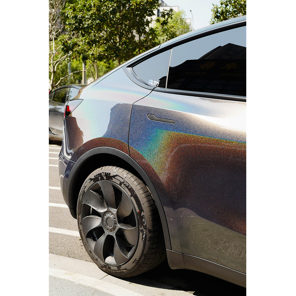 Iridecence laser Black Auto Wrap Iridecence laser Black Auto Wrap