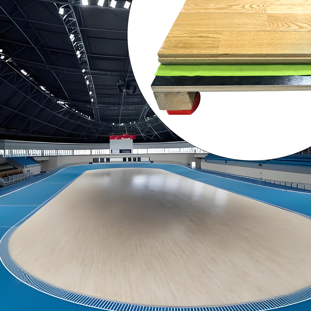 Roller skating court wooden flooring (5) Roller skating court wooden flooring (5)