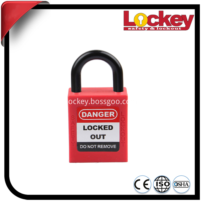 Short Plastic Shackle Padlock Short Plastic Shackle Padlock