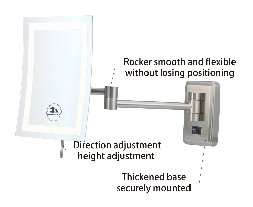 Extending bathroom mirror