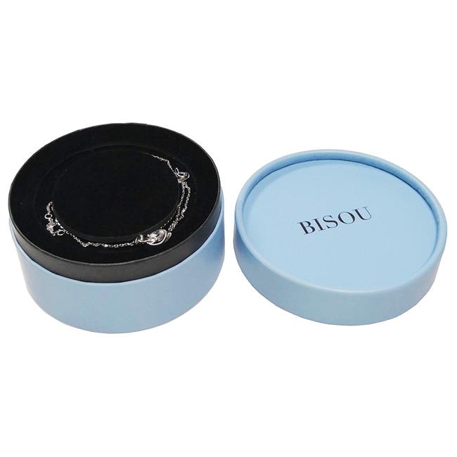okrągłe pudełko z biżuterią round jewelry box