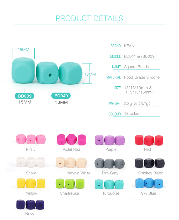 Lose Silikon Schmuck Perlen Loose Silicone Jewelry Beads