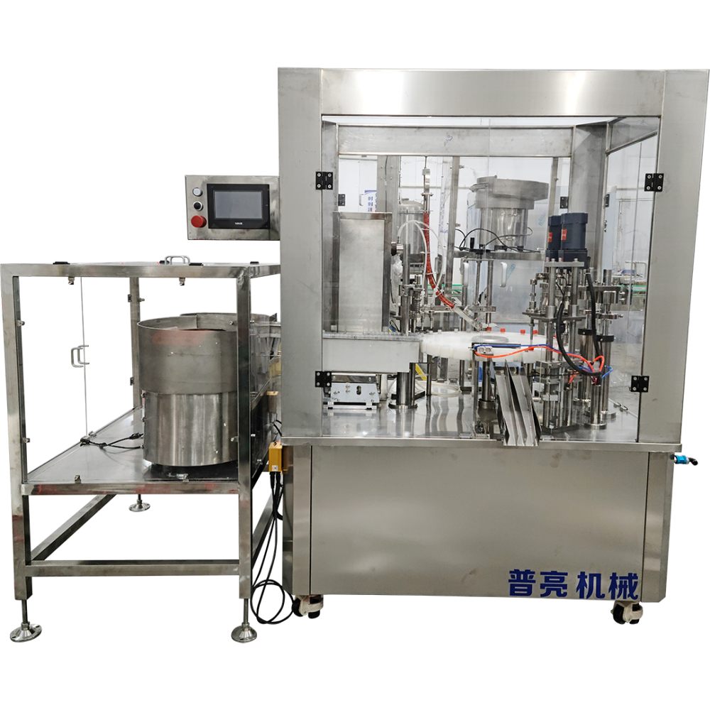 Automatic Test Tube Vial Filling Capping Labeling Machine Automatic Test Tube Vial Filling Capping Labeling Machine
