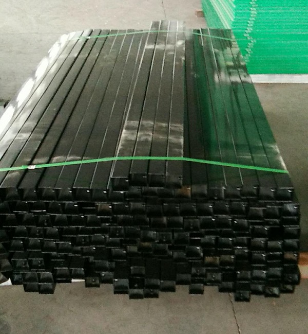 358 Fence Post - ANJIA ANJIA Group heavy-duty square post for 358 fence with anti-theft fixings