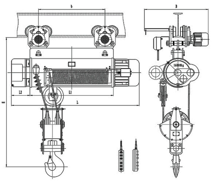 Explosion Proof Wire Rope Hoist