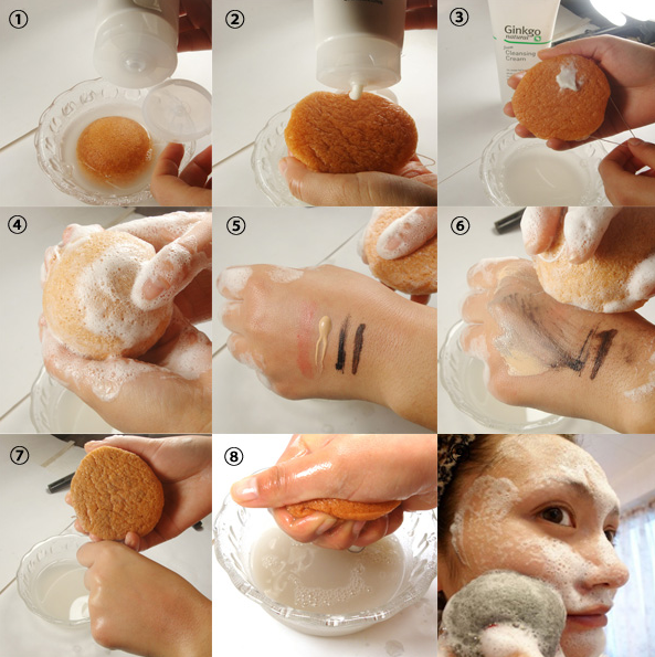 곤약 얼굴 스펀지 041 Konjac face Sponge 041