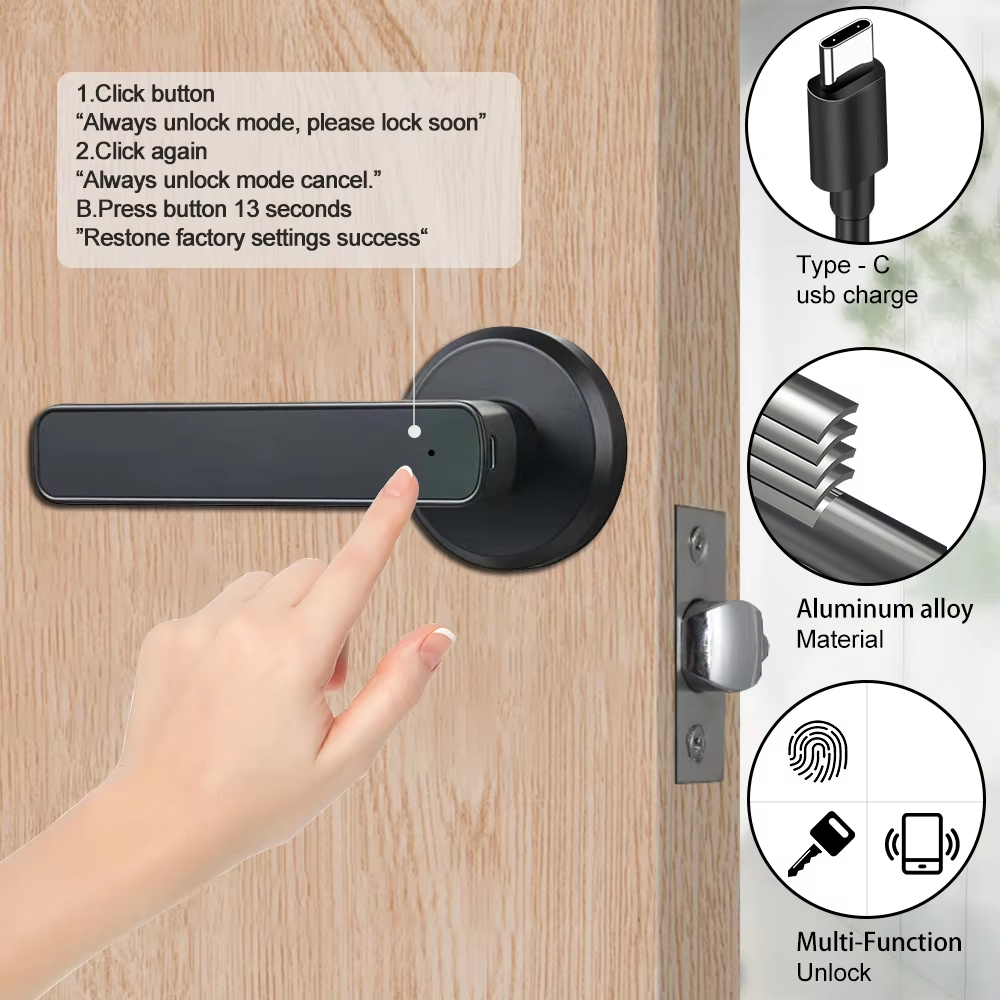 8 password handle lock 8 password handle lock