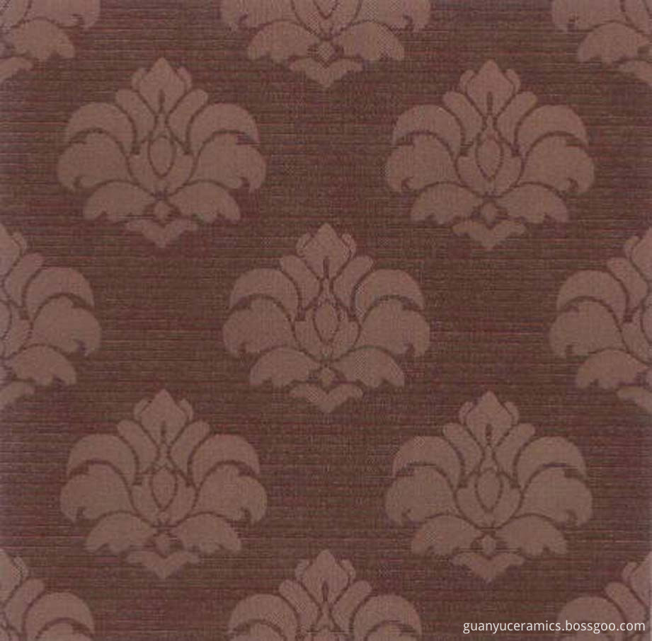 Flower Pattern Matt Finished Porcelain Tile