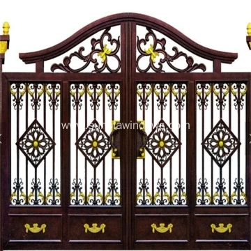 Aluminum Ornamental Garden Gates Design China Manufacturer
