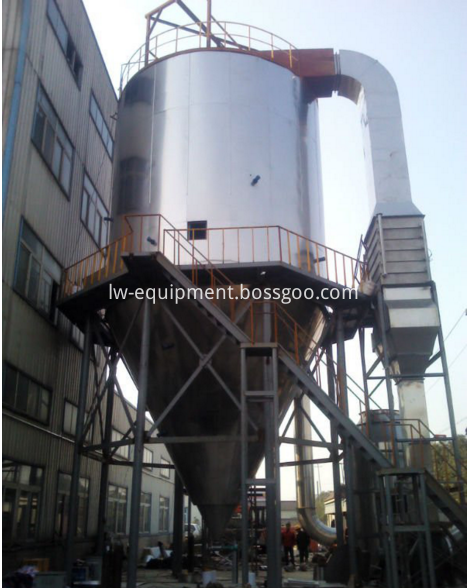 LPG model desiccated coconut centrifugal spray dryer