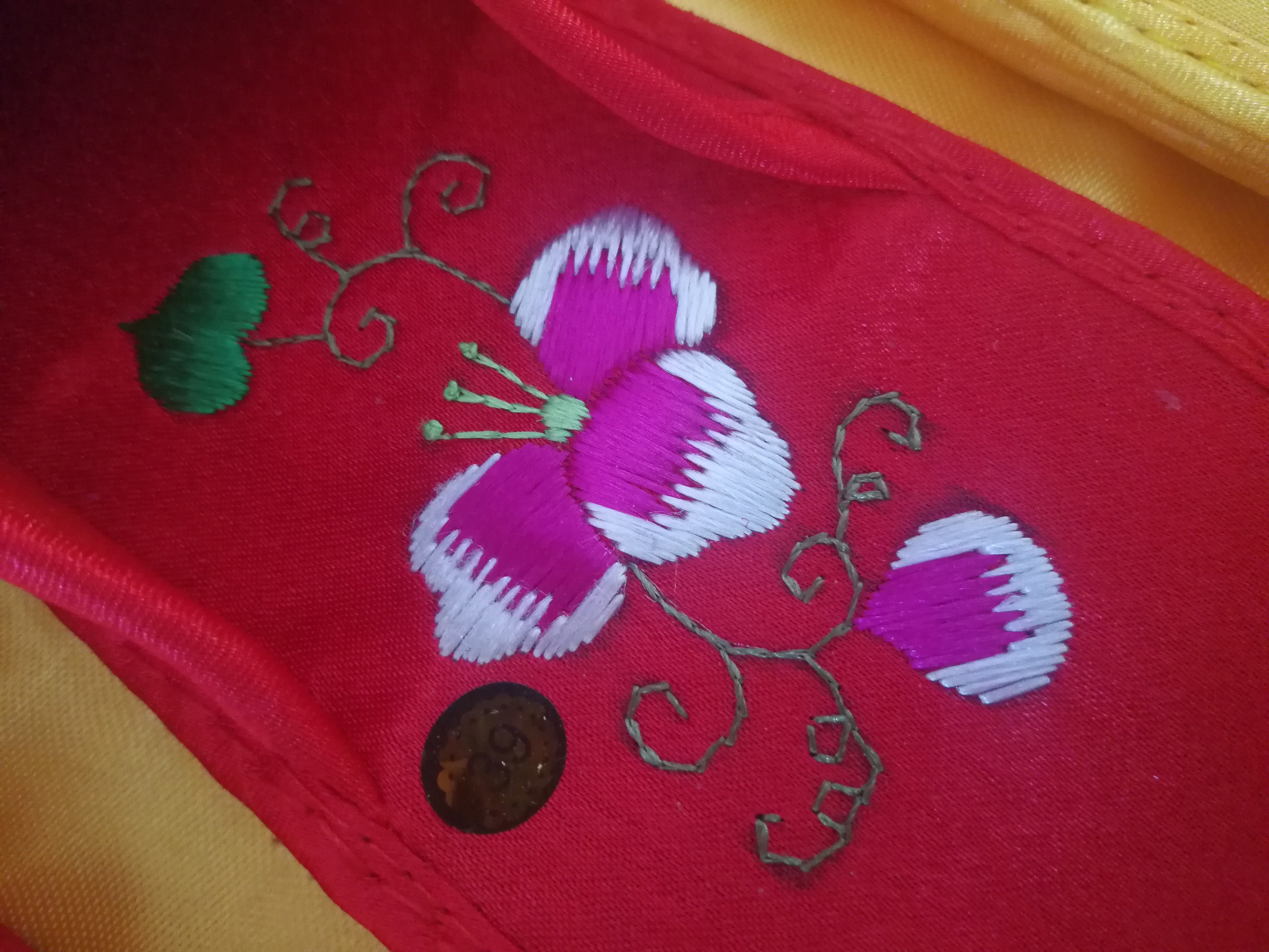 hand embroidered slipper hand embroidered slipper