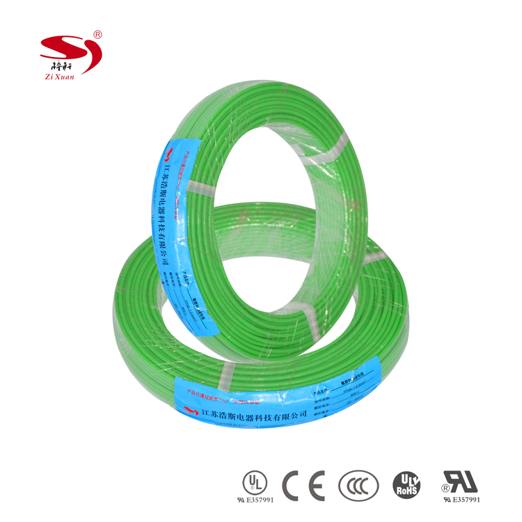 Fluorine plastic insulated wire FF46-1 2.5mm² GREEN03 Fluorine plastic insulated wire FF46-1 2.5mm² GREEN03