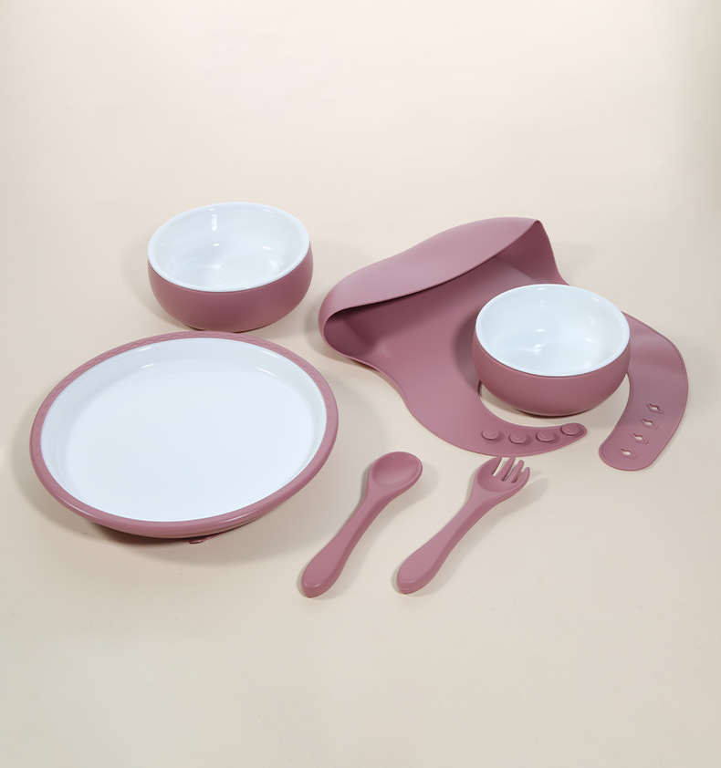 silicone ceramic feeding set MFZ-A027 silicone ceramic feeding set MFZ-A027