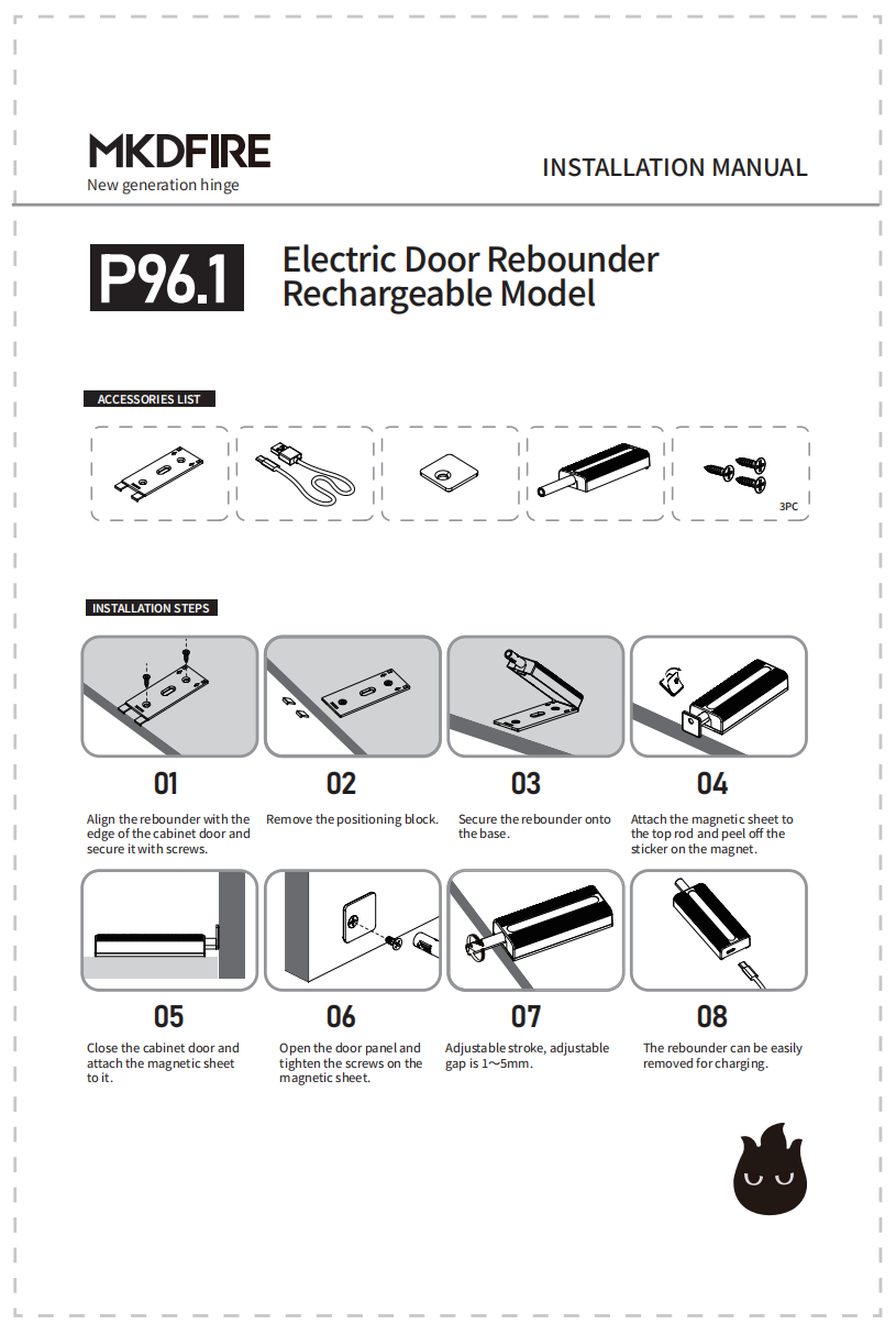 P96 Rebounder Installation Instructions_01 P96 Rebounder Installation Instructions_01