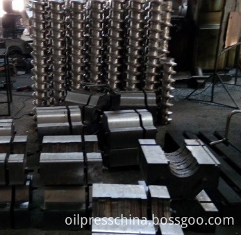 screw oil press components