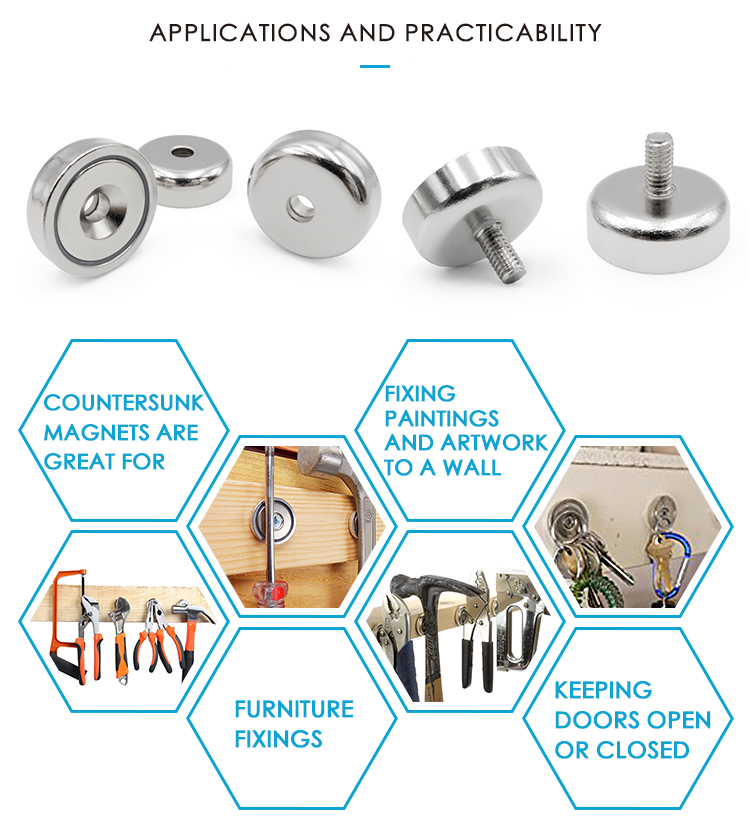 Neodymium pot magnet Neodymium pot magnet