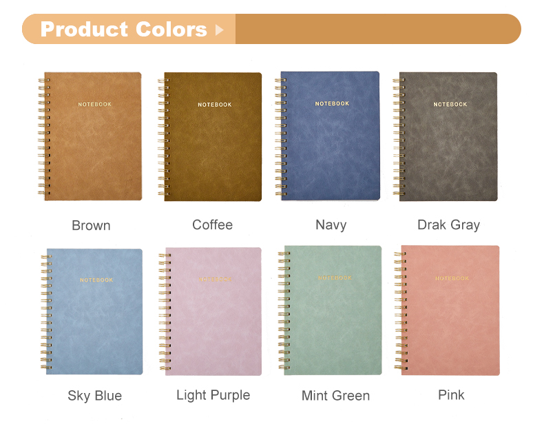 Suede softcover spiral notebook11 Suede softcover spiral notebook11