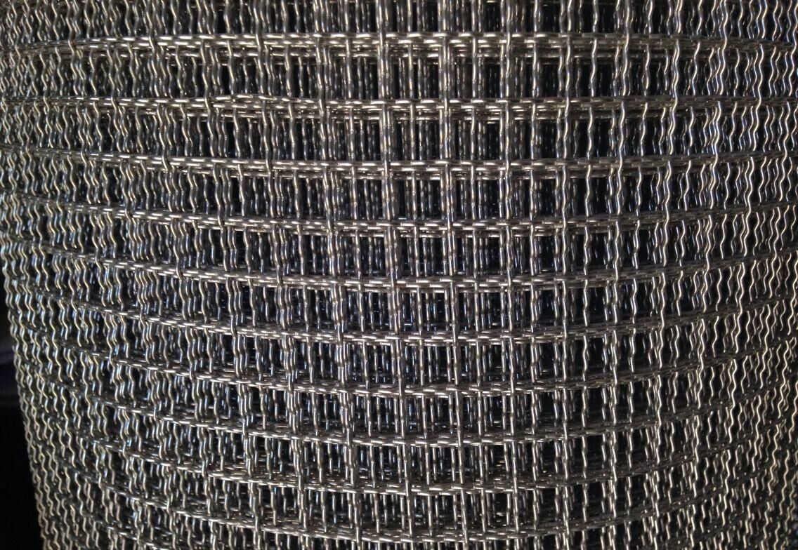 Stainless Steel Single Intermediate Crimped Wire Mesh China Manufacturer