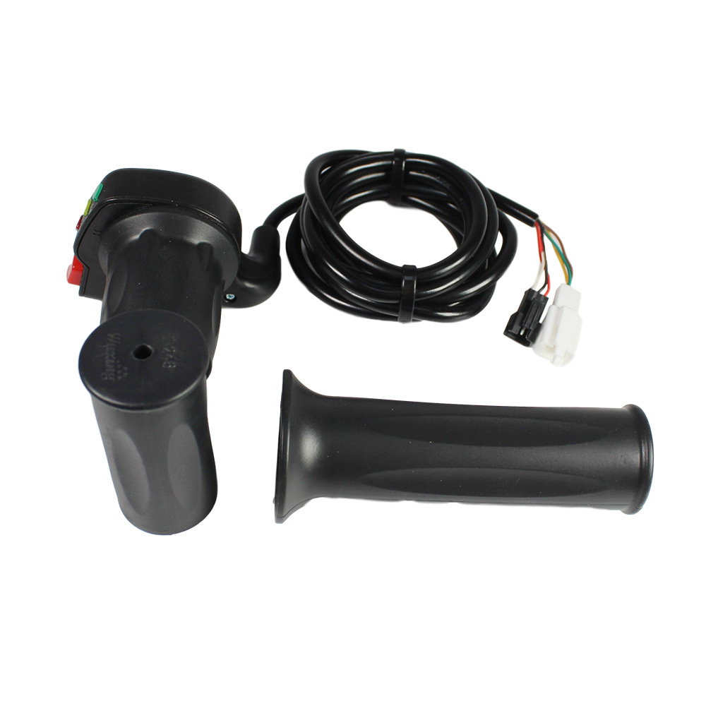 Electric bike handlebar twist control Electric bike handlebar twist control