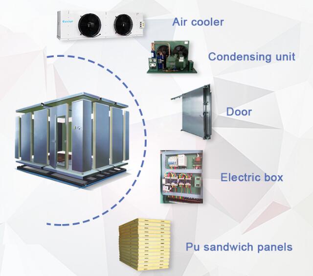 chambre de congélation freezer room