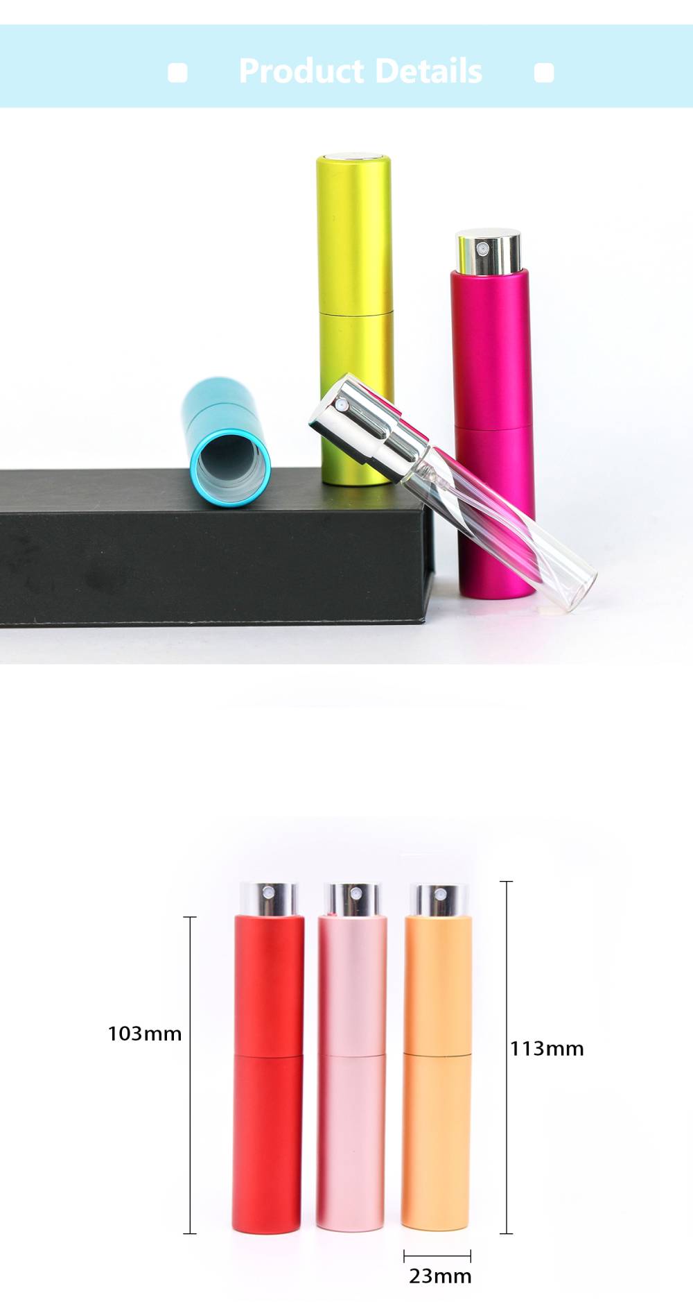 Aluminum Perfume Bottle Aluminum Perfume Bottle