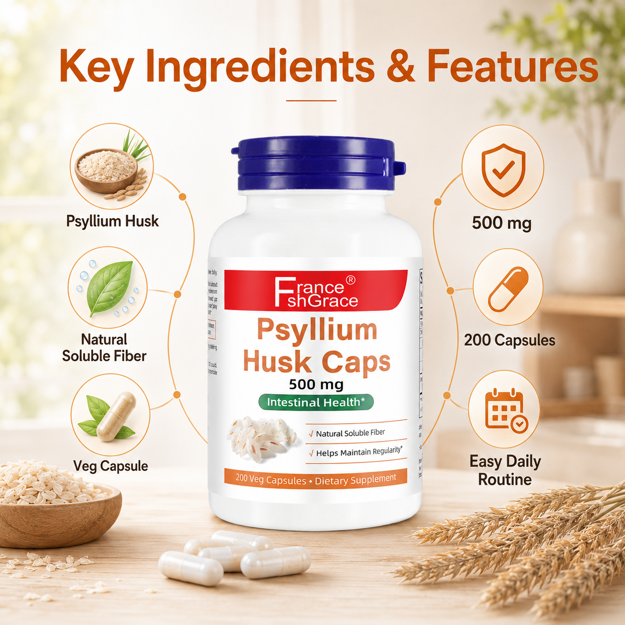 Psyllium Husk Capsules7 Psyllium Husk Capsules7