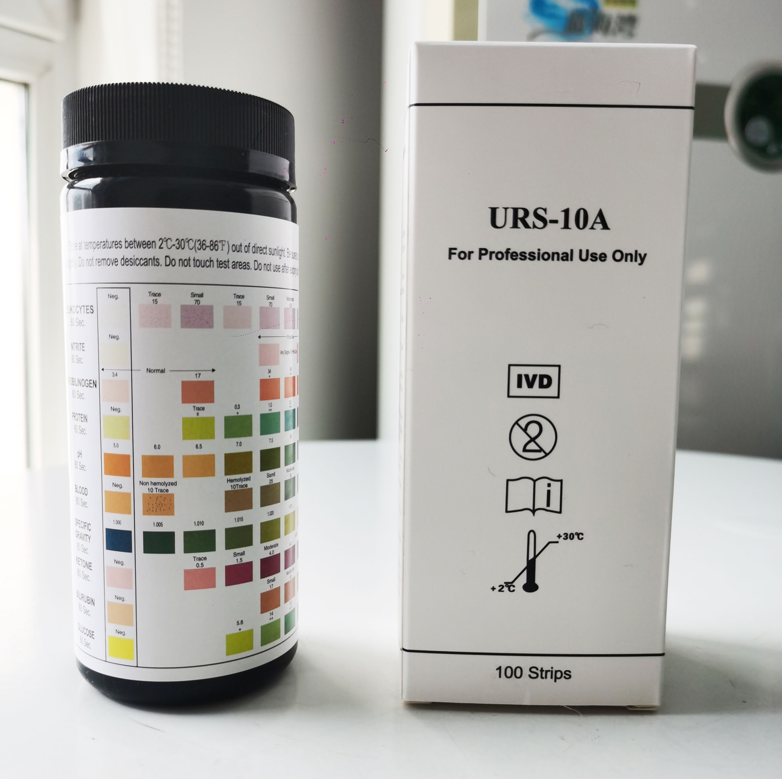 Factory Ce Approved Fast Urine Strip Urinalysis Reagent Strips Test Kit5