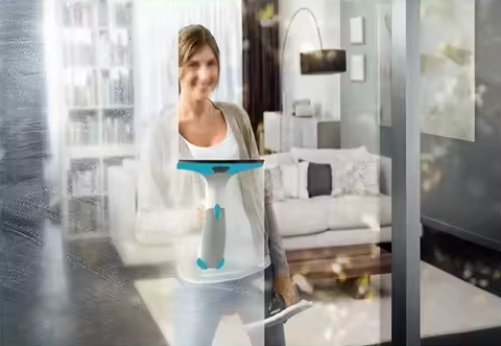 Electric Window Cleaner White Blue C1 Electric Window Cleaner White Blue C1