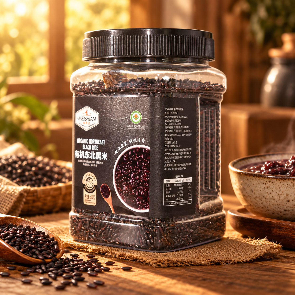 Organic Northeast Black Rice 500g 4 Organic Northeast Black Rice 500g 4