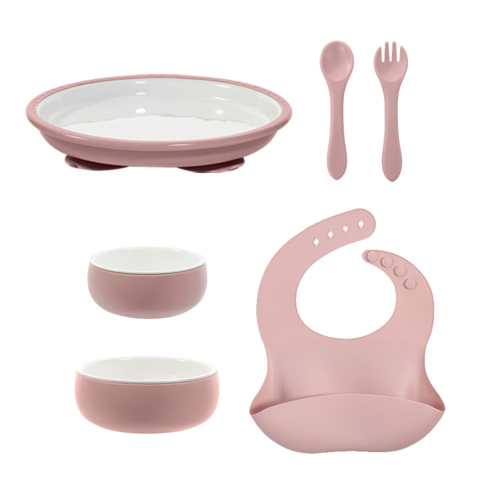 silicone ceramic feeding set MFZ-A027 silicone ceramic feeding set MFZ-A027