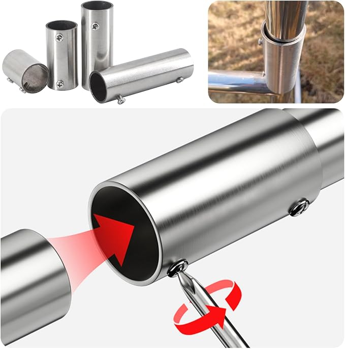 stainless steel rod straight connector stainless steel rod straight connector