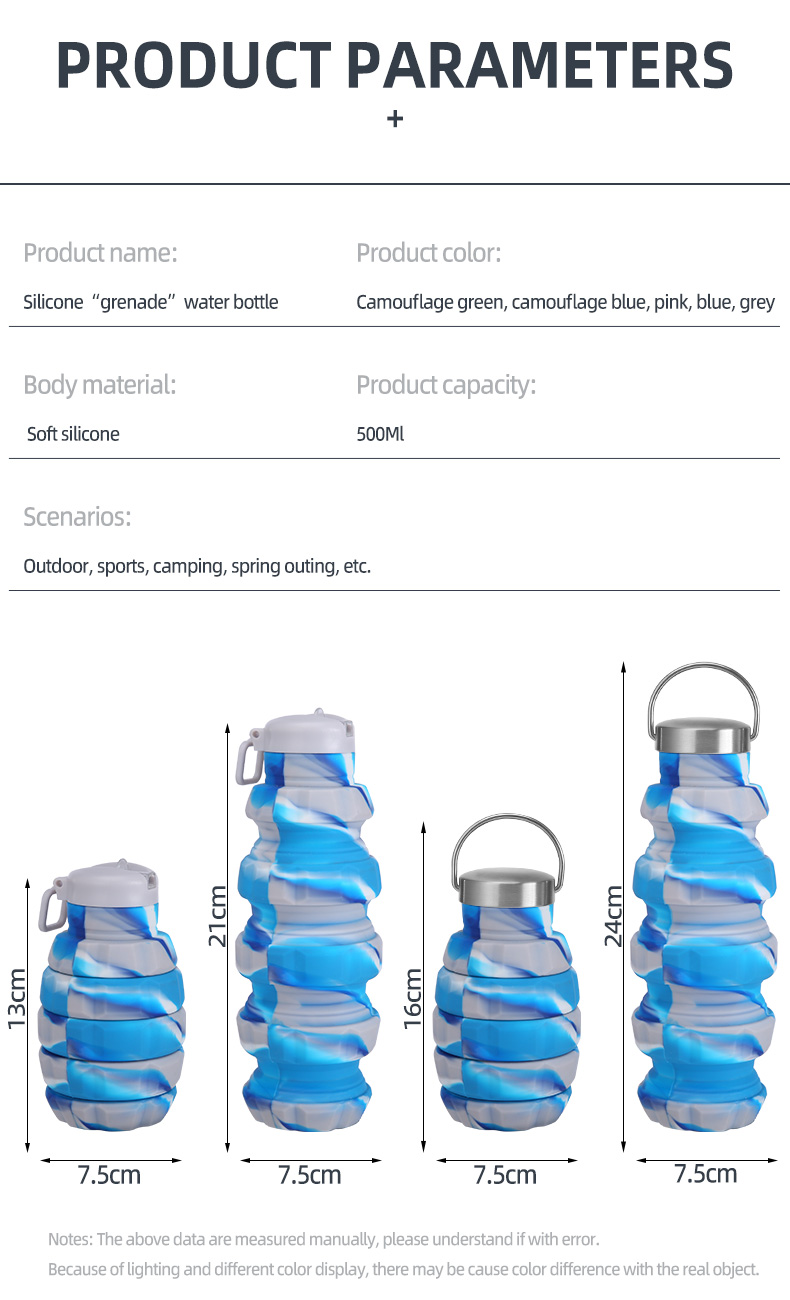 foldable water bottle MFZ-J015 foldable water bottle MFZ-J015