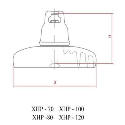 disc insulator XHP-70,80,100,120