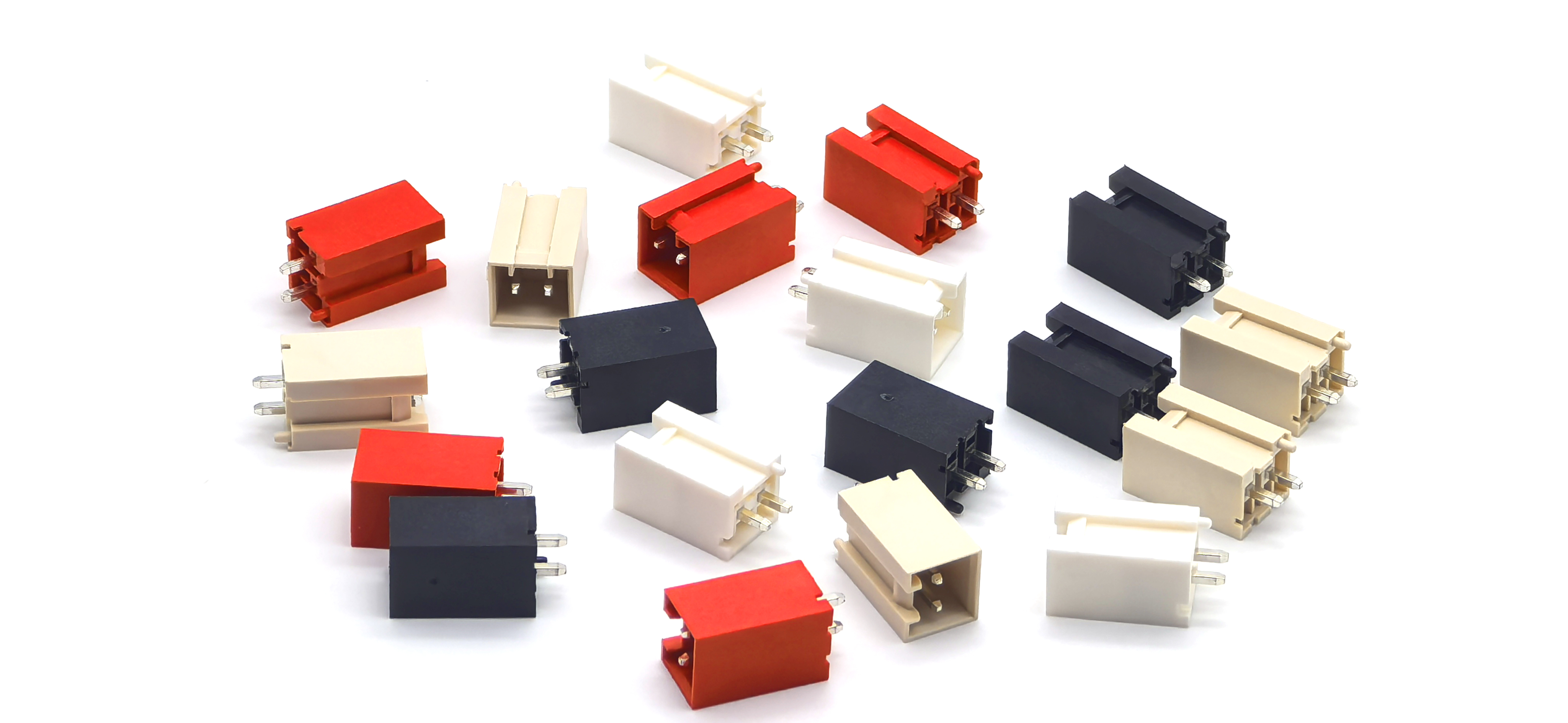 Wafer VH3.96 Elevated Profile Straight Pin Header Connector Straight DIP Glow-Wire Compliant White/Black/Red/Beige 2P Wafer VH3.96 Elevated Profile Straight Pin Header Connector Straight DIP Glow-Wire Compliant White/Black/Red/Beige 2P