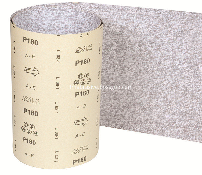 rolo de papel de areia sand paper roll