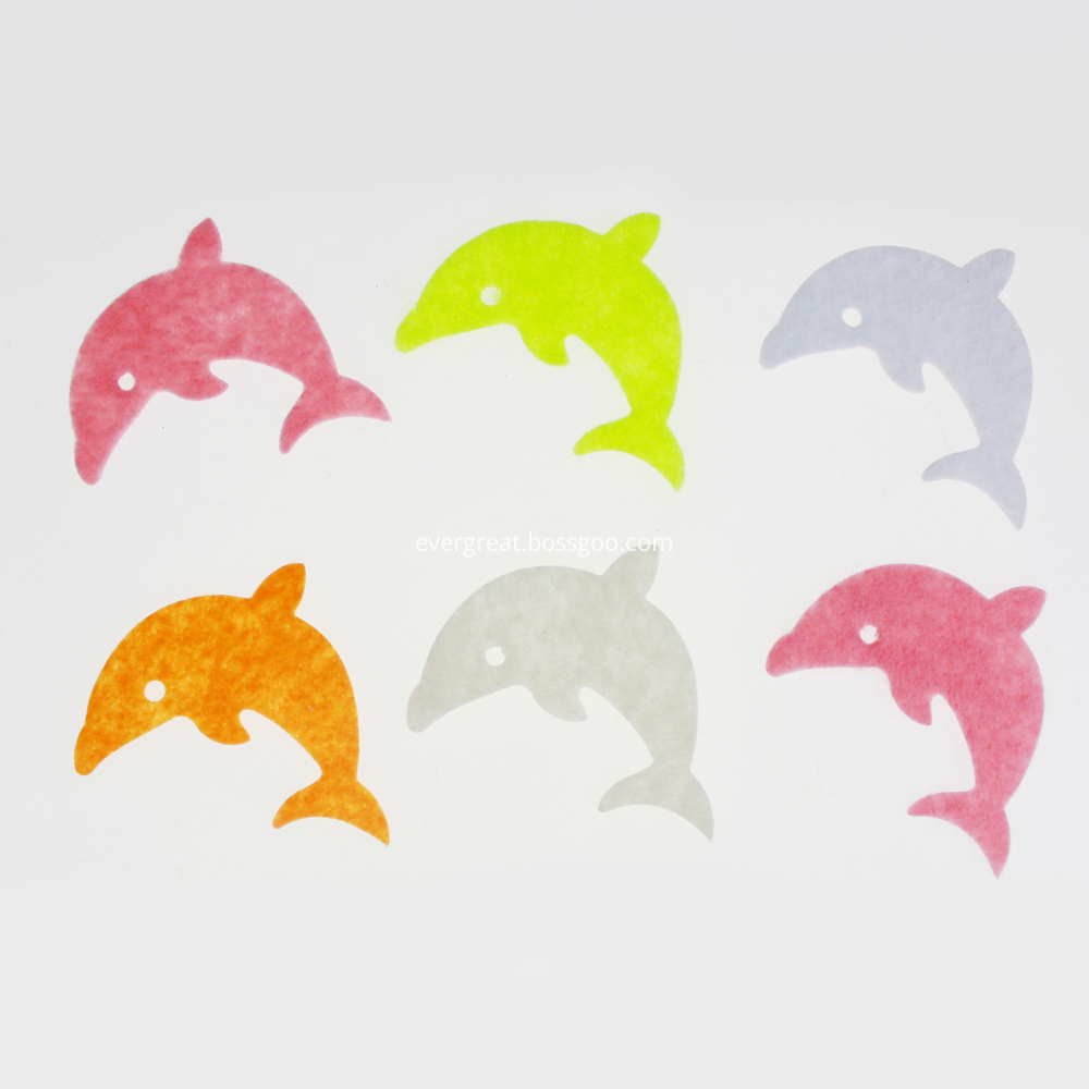 Felt dolphin sticker Felt dolphin sticker