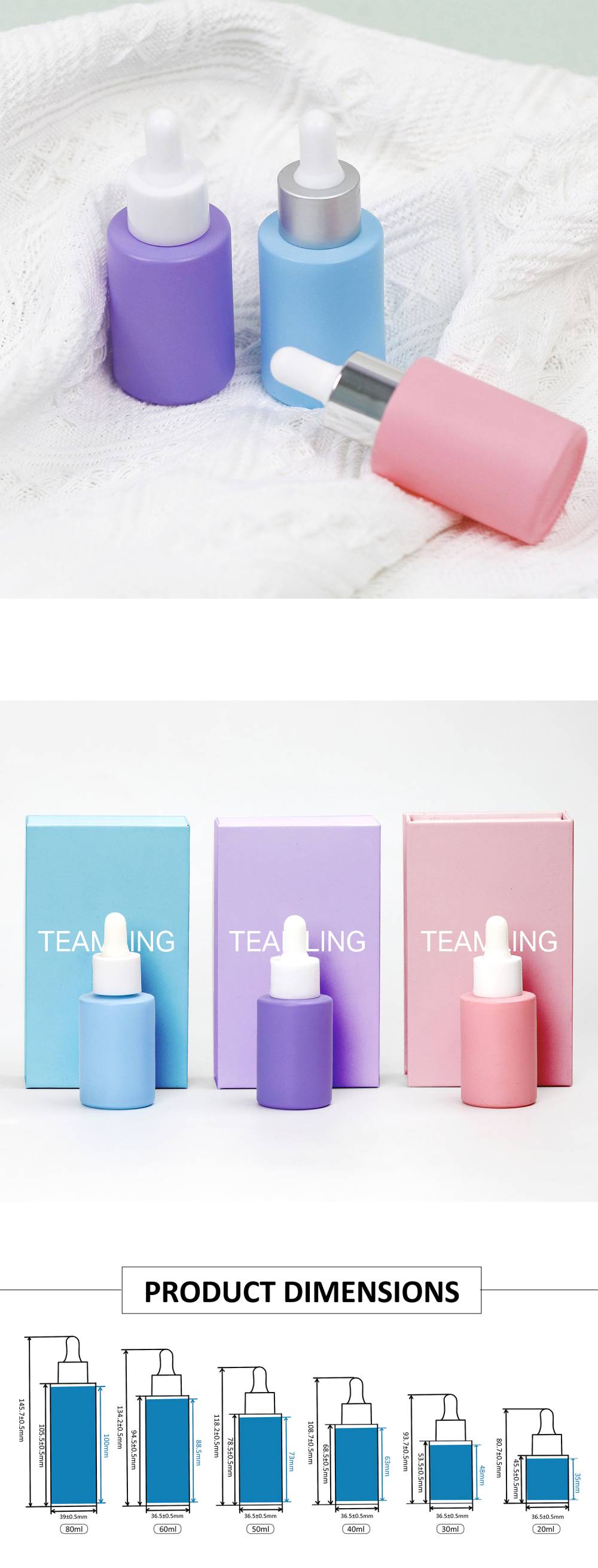 Flat Shoulder Dropper Bottle Flat Shoulder Dropper Bottle