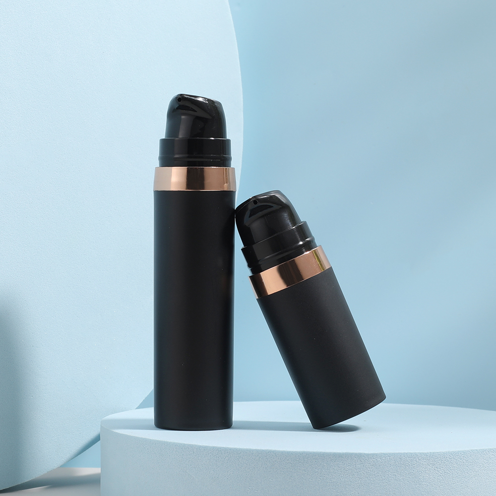 Good quality black plastic bottle cosmetic vacuum airless pump bottle2 Good quality black plastic bottle cosmetic vacuum airless pump bottle2