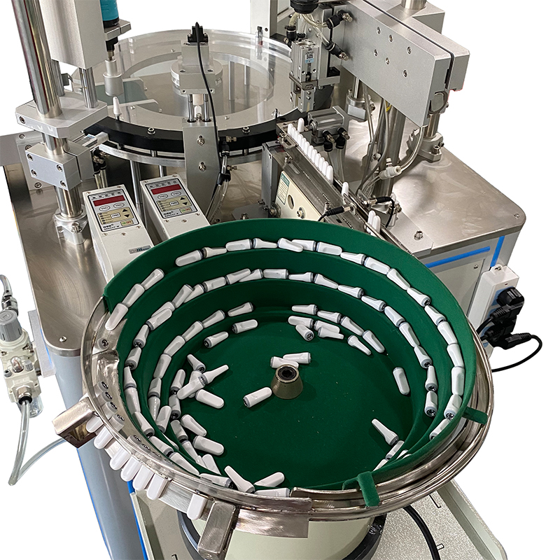 automatic cart filling and capping machine automatic cart filling and capping machine