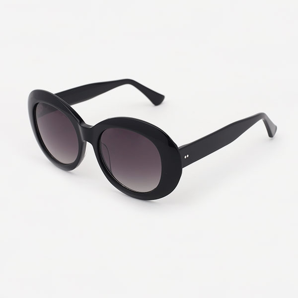 Cambered Round Acetate Unisex Sunglasses 21A8090 Cambered Round Acetate Unisex Sunglasses 21A8090