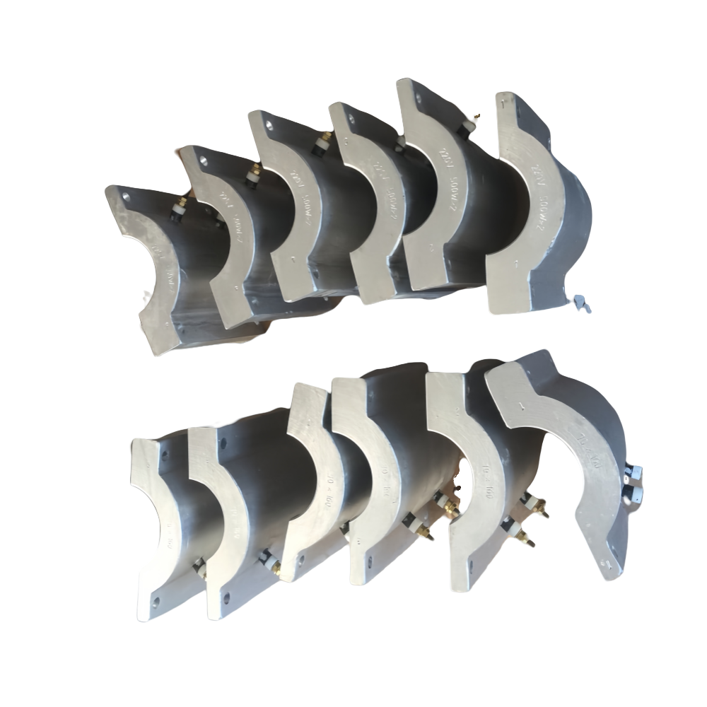 Single and double-screw cast aluminum electric heater Single and double-screw cast aluminum electric heater