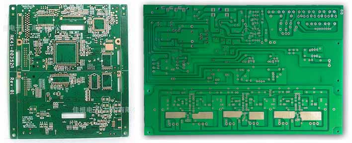 Placa de circuito impresso de máscara de solda de óleo verde Green oil solder mask printed circuit board